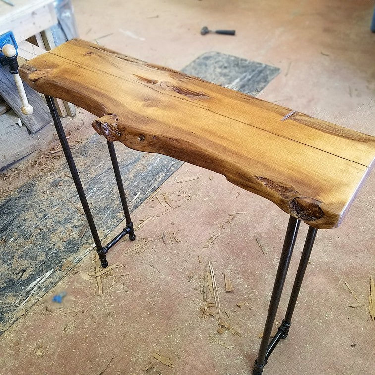 **SALE** Handmade Custom Narrow table made with Reclaimed Wood. Console table Sofa table Hallway table