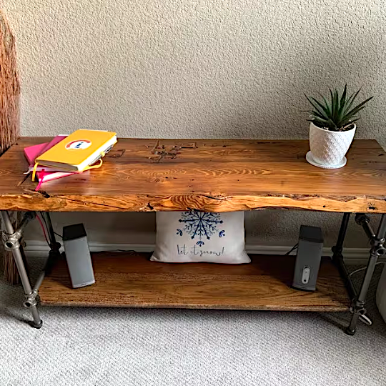Custom Sale**Shelf tables with Reclaimed wood, Customize your one or two shelf table, many sizes.
